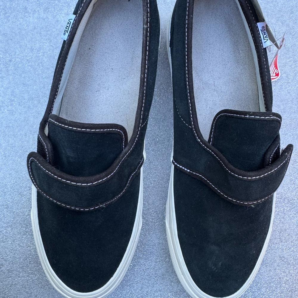 Vans Black Suede Men's Loafers